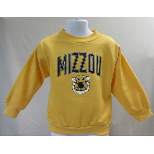 Gold Mizzou Tigers Truman Toddler Sweatshirt