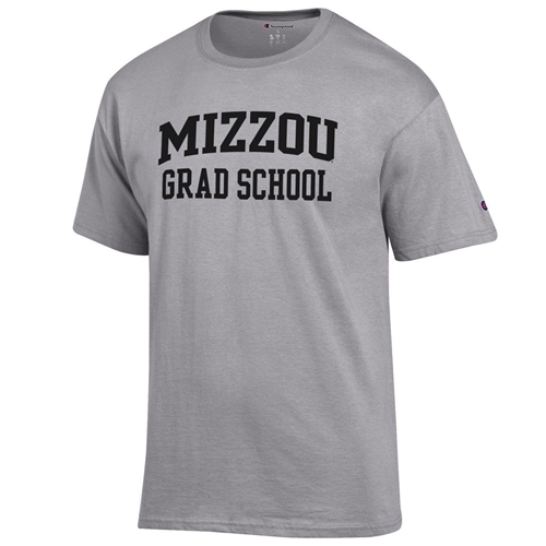 Mizzou Grad School Grey Crew Neck T-Shirt
