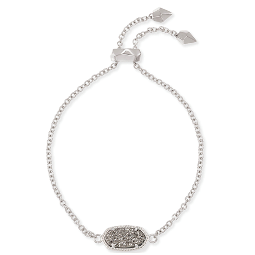 Kendra Scott® Elaina Delicate Rhodium Platinum Chain Bracelet