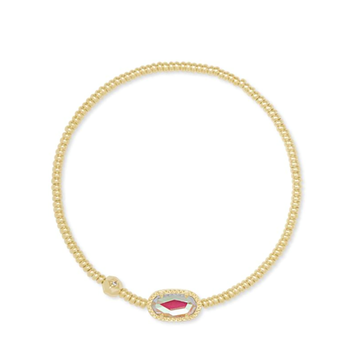 Kendra Scott® Grayson Stretch Dichroic Glass Gold Bracelet