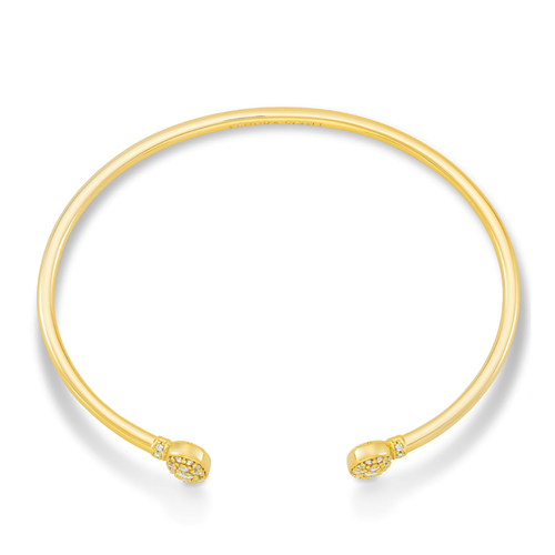 Kendra Scott® Grayson Crystal Gold Cuff Bracelet