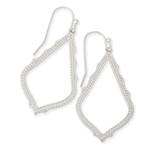 Kendra Scott® Silver Rhodium Metal Earrings