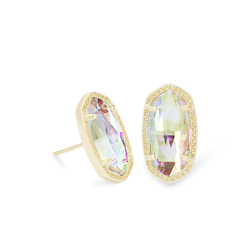 Kendra Scott® Ellie Dichroic Glass Gold Stud Earrings