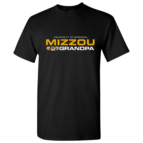 University of Missouri Black Mizzou Grandpa Tee