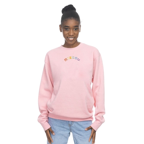 Spring Pink Rainbow Mizzou Sweatshirt