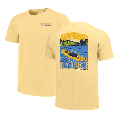 Yellow Lake Life®  University of Missouri Kayak Tee