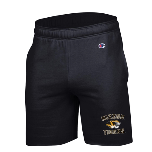 Black Champion®  Powerblend Mizzou Tigers Shorts