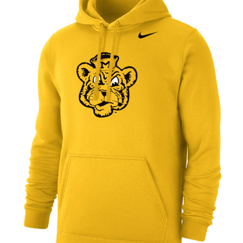 Gold Nike® Sweatshirt Beanie Tiger Full Chest Screenprint