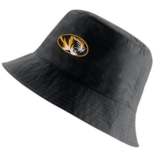 Black Nike® Oval Tiger Head Bucket Hat