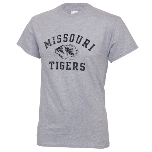 Missouri Tigers Grey Crew Neck T-Shirt