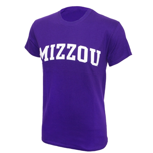 Mizzou Purple Crew Neck T-Shirt