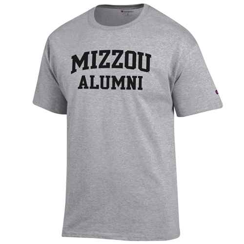 Mizzou Alumni Grey Crew Neck T-Shirt