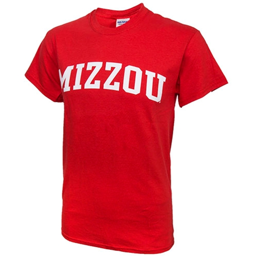Mizzou Red Crew Neck T-Shirt