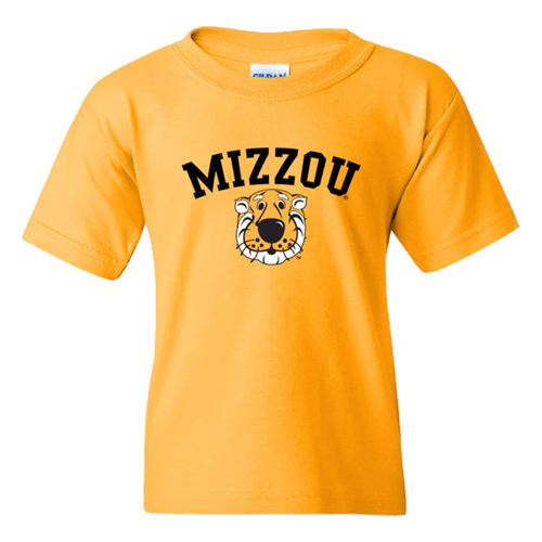 Mizzou Kids' Truman Gold Crew Neck T-Shirt