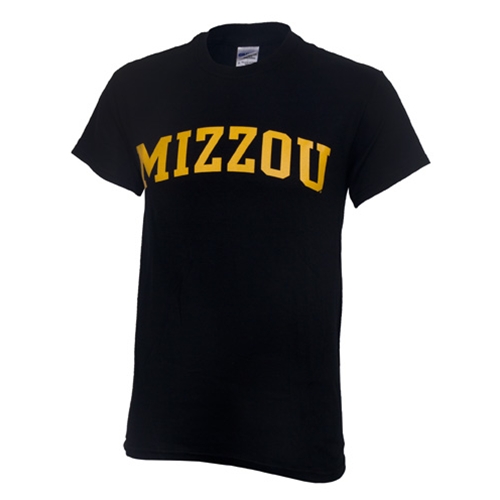 Mizzou Black Crew Neck T-Shirt