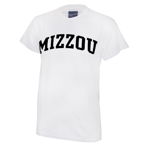 Mizzou White Crew Neck T-Shirt