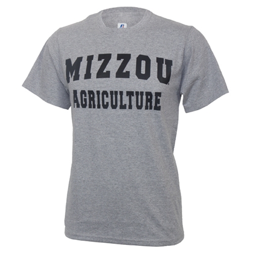The Mizzou Store - Mizzou Agriculture Grey Crew Neck T-Shirt
