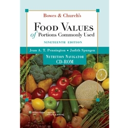 BOWES & CHURCHS FOOD VALUES OF PORTIONS COMMONLY USED