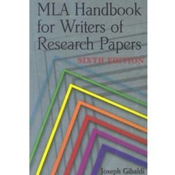 MLA HANDBOOK FOR WRITERS OF RESEARCH PAPERS