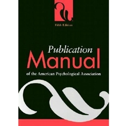PUBLICATION MANUAL OF AM.PSYCH.ASSOC.