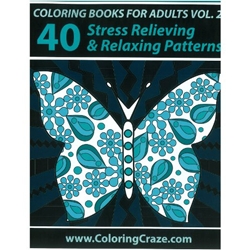 Coloring Books for Adults Vol.2 Stress Relieving & Relaxing Patterns