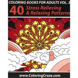 Coloring Books for Adults Vol.3 Stress Relieving & Relaxing Patterns
