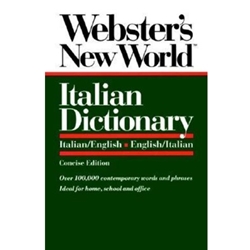 WEBSTER'S NEW WORLD ITALIAN DICTIONARY