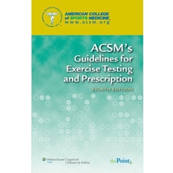 ACSM'S GUIDELINES F/EXER.TESTING...(SP)