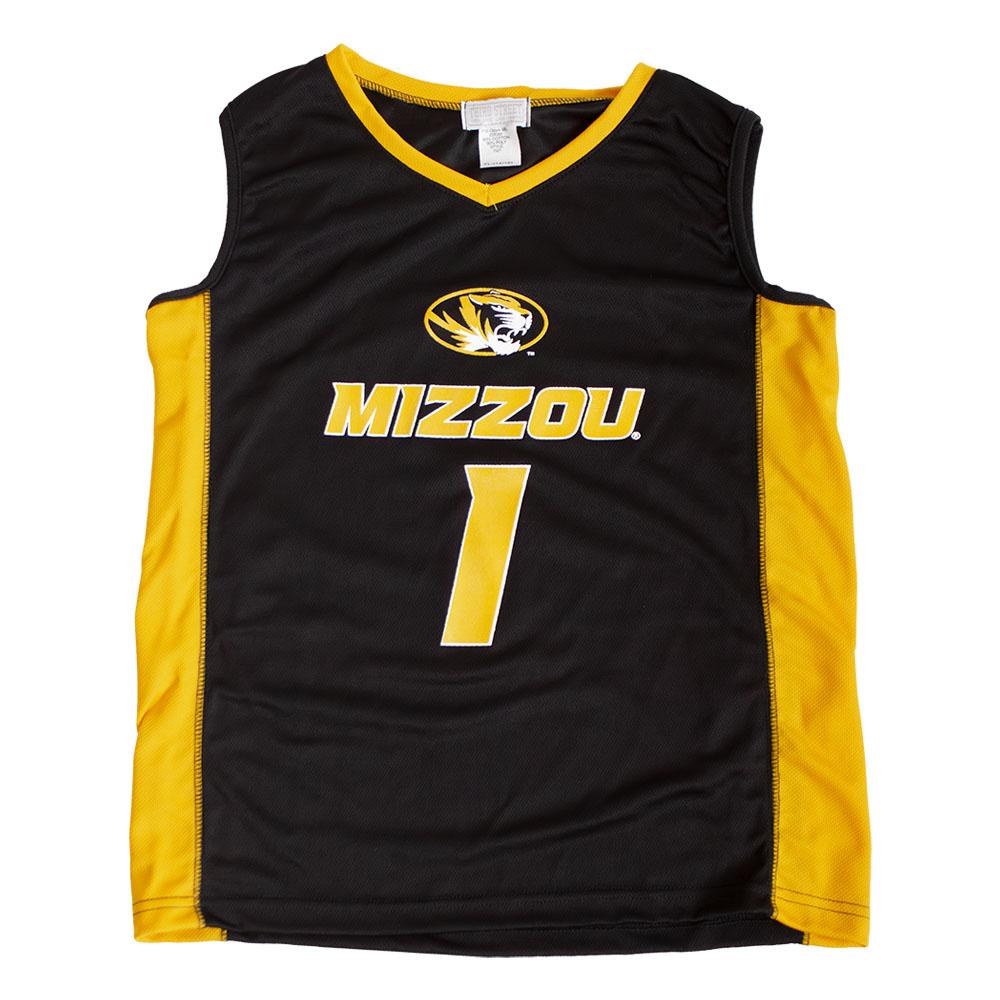 Black and Gold Third Street Mizzou 1 Oval Tigerhead Youth