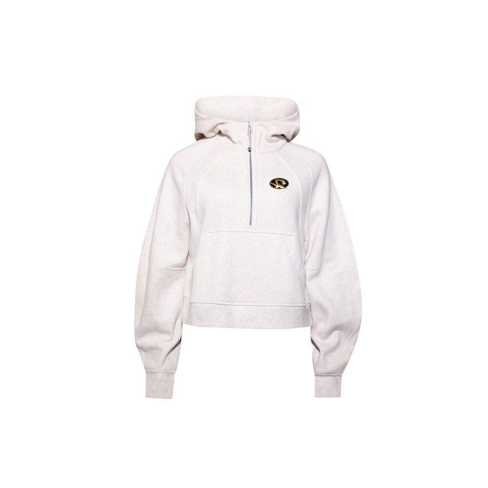 Cream Mizzou lululemon Scuba Oversized Half Zip Hoodie | The