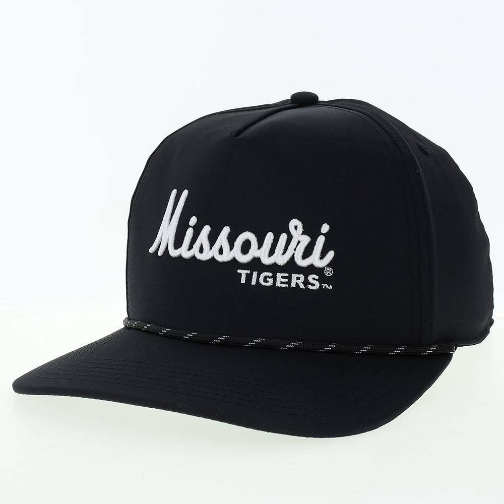 Black Mizzou Tigers Caddy Script Cap | The Mizzou Store