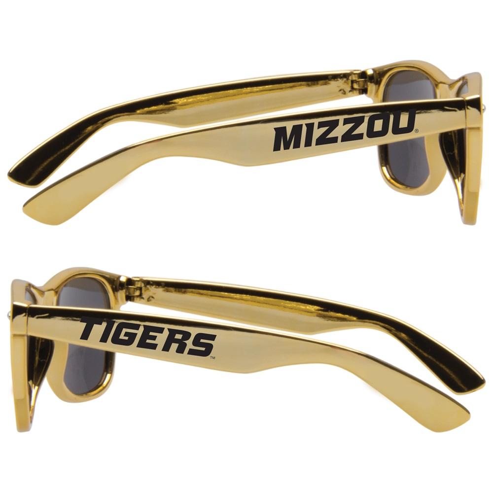 Gold Metallic Mizzou Tigers Sunglasses | The Mizzou Store
