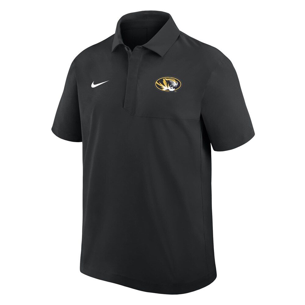 Black Nike Oval Tiger Head Polo | The Mizzou Store