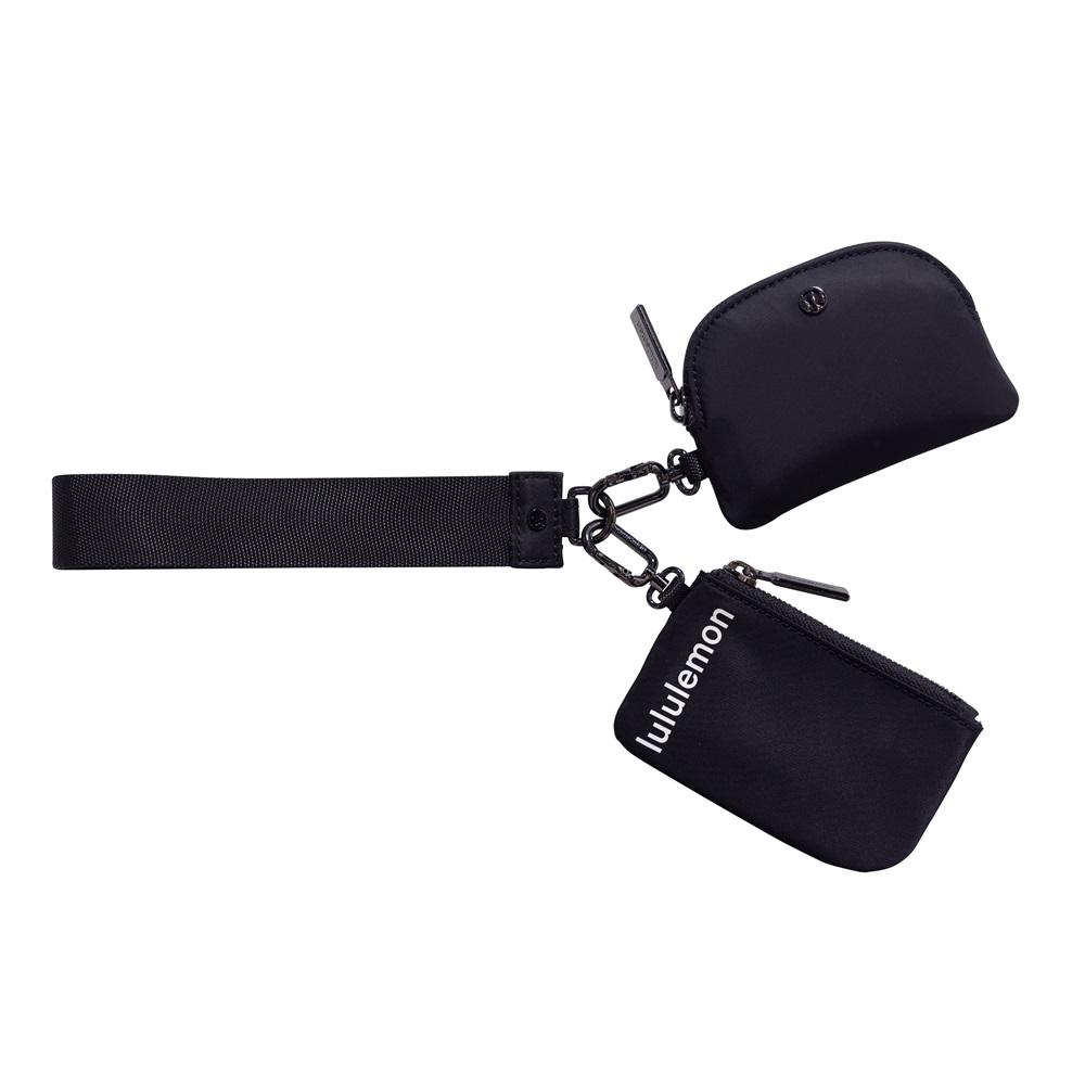 Black Mizzou | lululemon Dual Pouch Wristlet | The Mizzou Store
