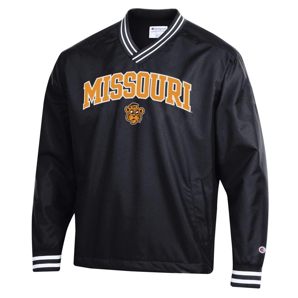Black Champion Missouri Vault Beanie Tiger V Neck Pullover | The