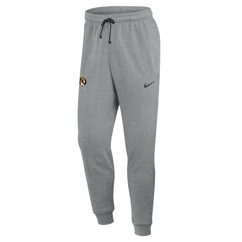 Grey Nike Oval Tiger Head Basketball Sweatpants | The Mizzou Store