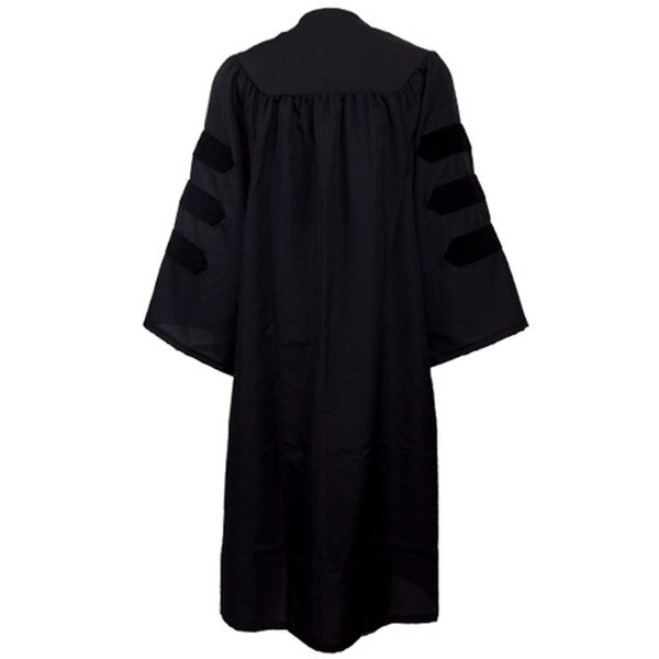black college graduation dress Deluxe Bachelor Graduation Gown Only