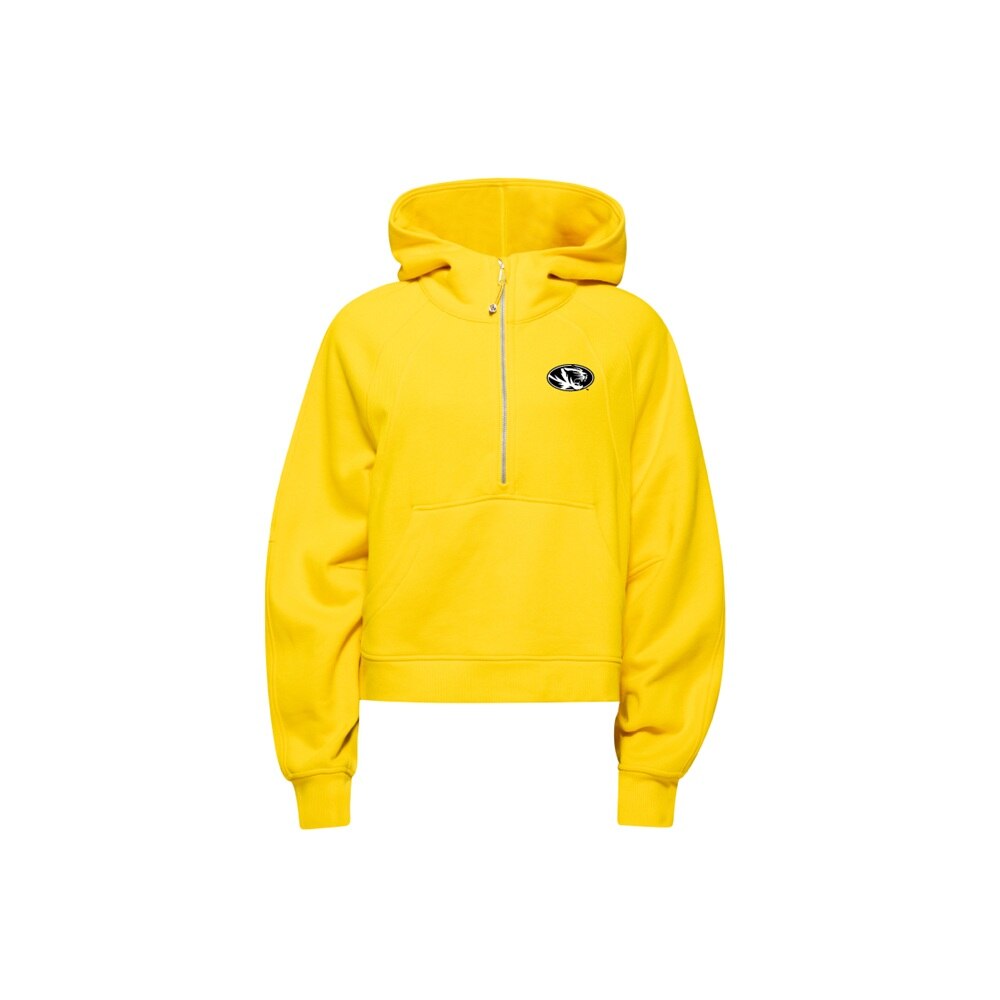 Gold Mizzou | lululemon Scuba Oversized Half-Zip Hoodie | The