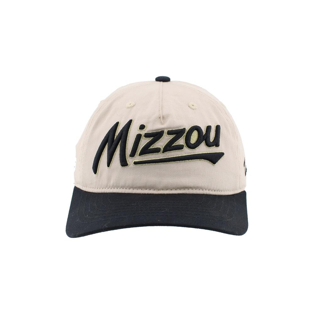 Black and White Mizzou Script Adjustable Hat | The Mizzou Store