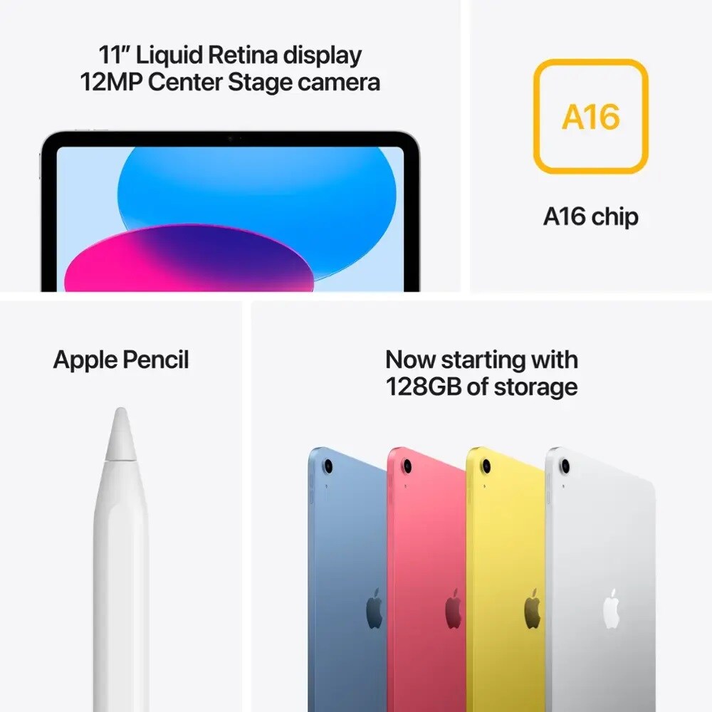 Apple 11in iPad Wi-Fi 128GB - Silver Apple 11in iPad Wi-Fi 128GB - Silver
