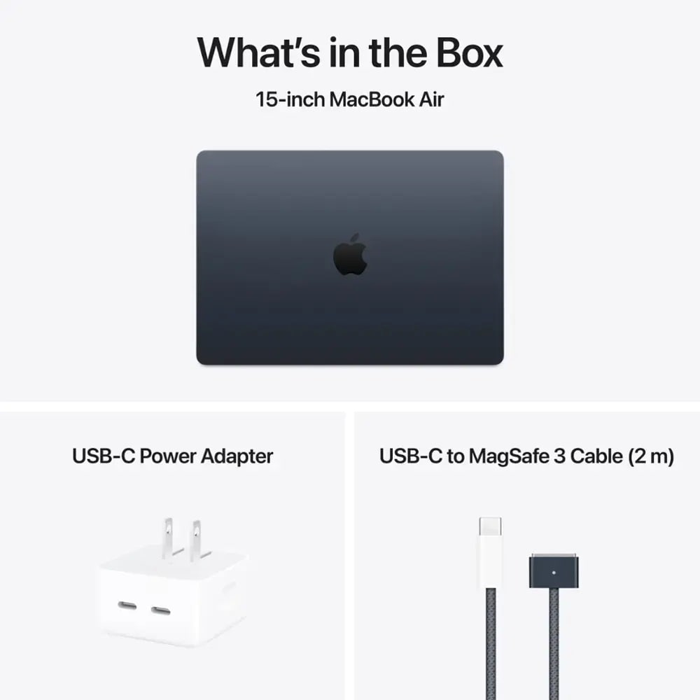 Apple - MacBook Air 15-inch Apple M4 chip Built for Apple Apple - MacBook Air 15-inch Apple M4 chip Built for Apple