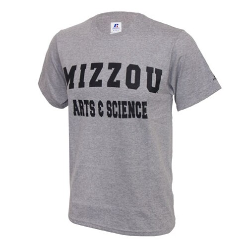 Mizzou Arts & Science Grey Crew Neck T-Shirt | The Mizzou Store