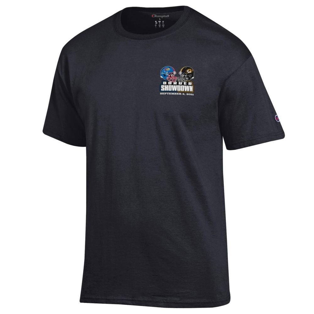 Black Mizzou Tigers vs KU Jayhawks Gameday Tee