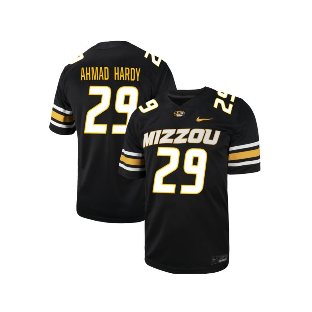 Black Mizzou Tigers Football Ahmad Hardy #29 Replica Jersey NIL