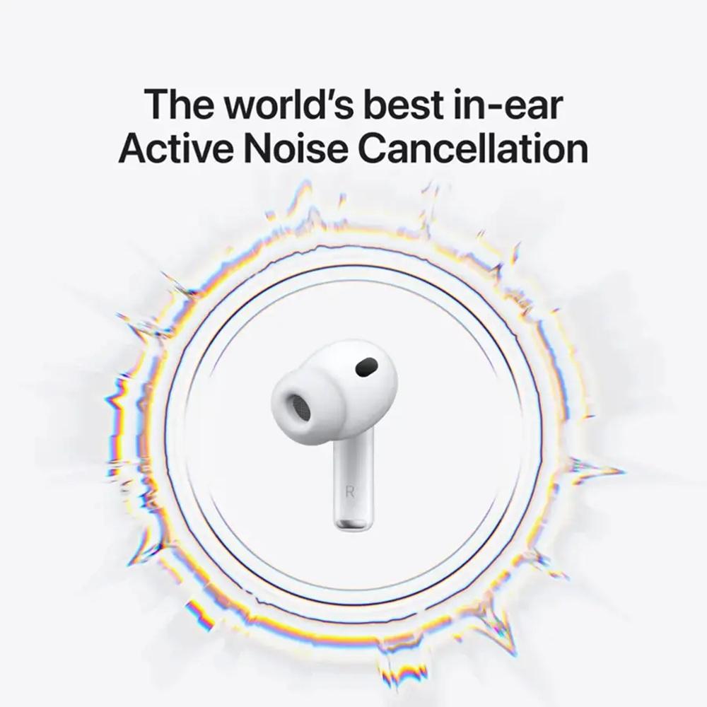 Apple - AirPods Pro 3, Wireless Active Noise Cancelling Earbuds