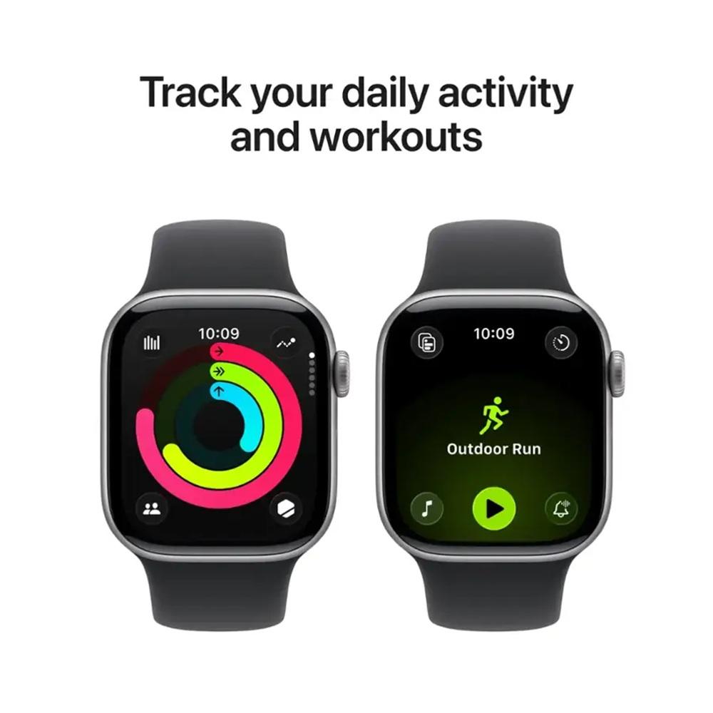 Apple Watch Series 11 GPS 42mm Space Gray Aluminum Case with Black