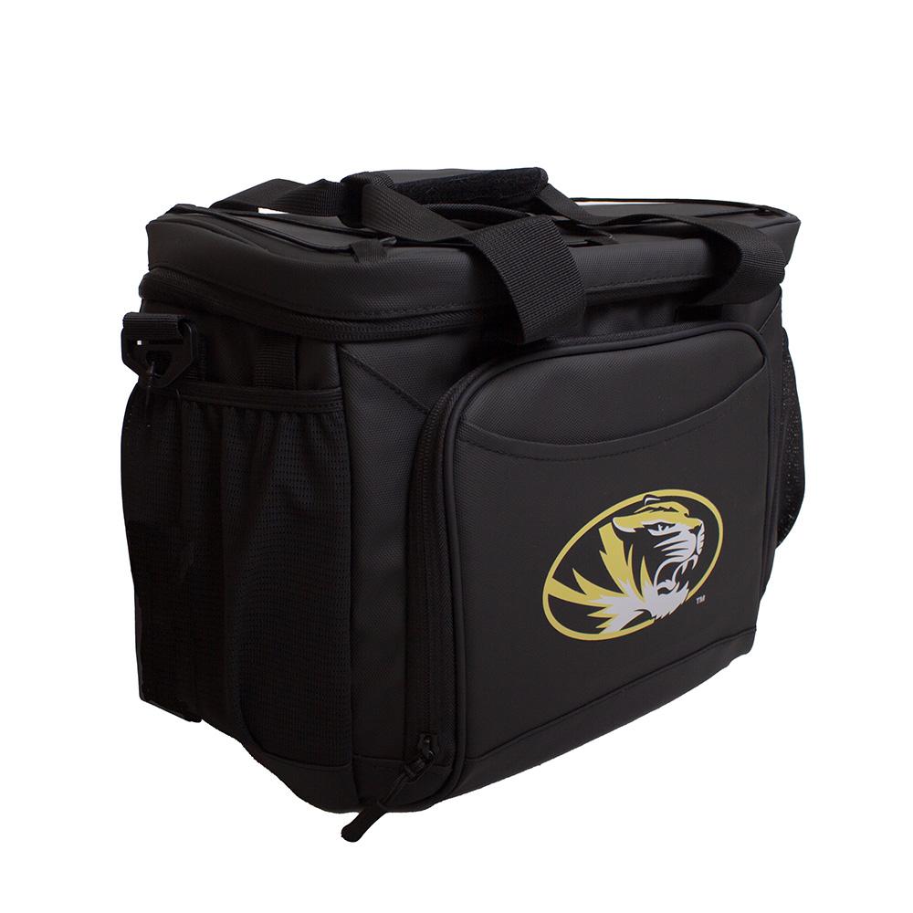 Black Logo Brands Oval Tigerhead 24 Can Cooler | The Mizzou Store