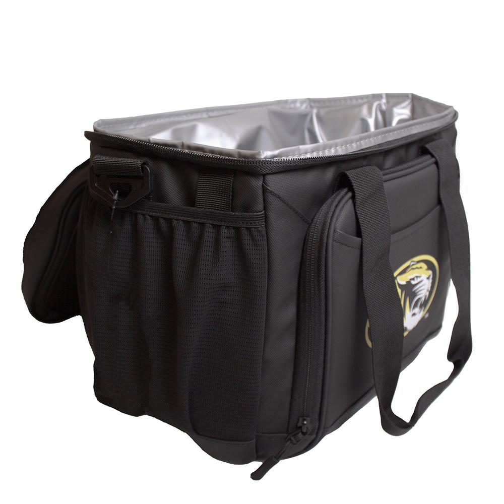 Black Logo Brands Oval Tigerhead 24 Can Cooler | The Mizzou Store