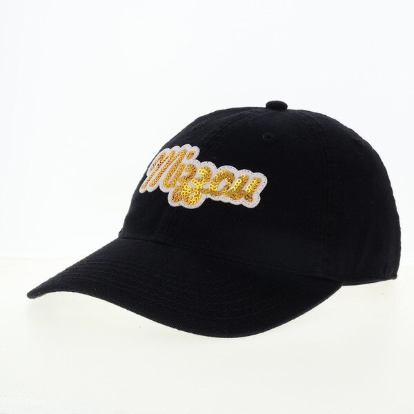 Black Mizzou Script Sequin Hat | The Mizzou Store