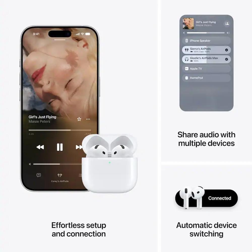Apple - AirPods 5 True Wireless Active Noise Cancelling Earbuds